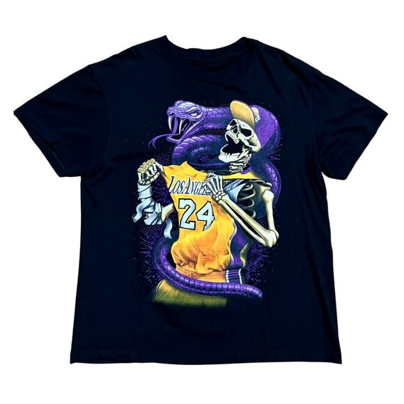 Kobe Bryant Black Mamba Graphic T-Shirt - Picture 1 of 3